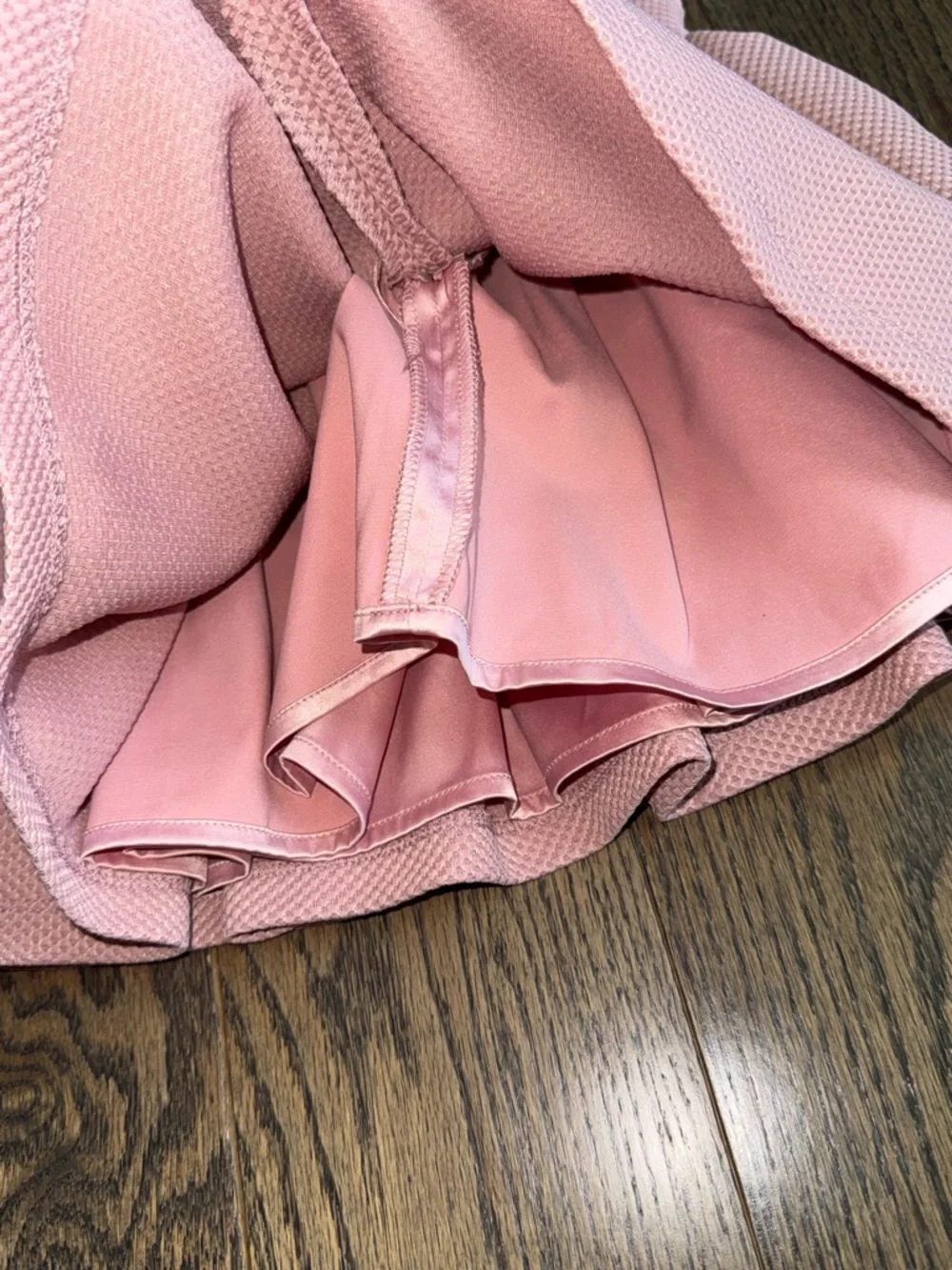 Bardot Dusty Pink Textured Bow Party Dress for Girls 18-24 months EU 92 cm EUC